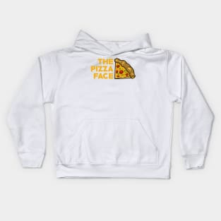 pizza face Kids Hoodie